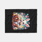 67 Bunny Zes Zeven 6 7 Pasen Dag Kinderen Fleece Deken (Voorkant (Horizontaal))
