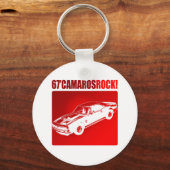 67 Camaro Rocks! Sleutelhanger (Voorkant)