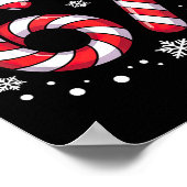 67 Candy Canes Santa  Poster (Hoek)