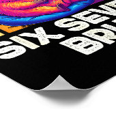 67 Capybara Funny Six Seven Bruh Capybara Video Ga Poster (Hoek)