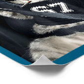 67 Cat Wearing Sungles Gen Alpha Smoking Cat  Poster (Hoek)