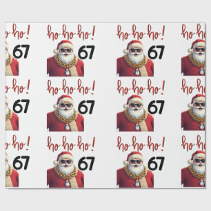 67 Chill Kerstman Kerstmis Kerstman Cadeaupapier