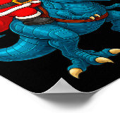 67 Christmas 6 7 Meme Funny Santa Six Seven Xmas B Poster (Hoek)