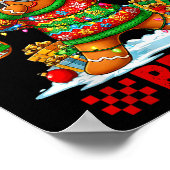 67 Christmas 6 7 Meme Gingerbread Man Xmas Pajamas Poster (Hoek)