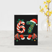 67 Christmas 6 7 Meme Gym Workout Fitness Men Wome Kaart (Gele Bloem)
