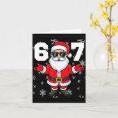67 Christmas 6 7 Meme Pajamas 67 Bruh Slang  Kaart (Gele Bloem)