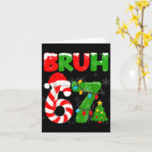 67 Christmas 6 7 Meme Pajamas 67 Bruh Slang  Kaart (Gele Bloem)
