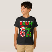 67 Christmas 6 7 Meme Pajamas 67 Bruh Slang  T-shirt (Voorkant volledig)