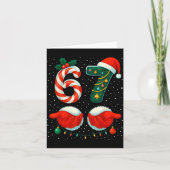 67 Christmas 6 7 Meme Pajamas Holiday Gen Alpha Sl Kaart (Voorkant)