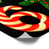 67 Christmas Dabbing Santa Elf Snowman Funny Six S Poster (Hoek)