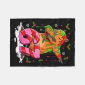 67 Christmas Funny 67 Brainrot Youth Kids Capybara Fleece Deken (Voorkant (Horizontaal))