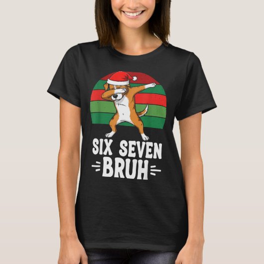 67 Christmas Funny 67 Brainrot Youth Kids Dog 67  T-shirt (Voorkant)