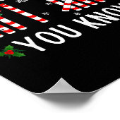 67 Christmas Funny If You Know You Know Six Seven  Poster (Hoek)