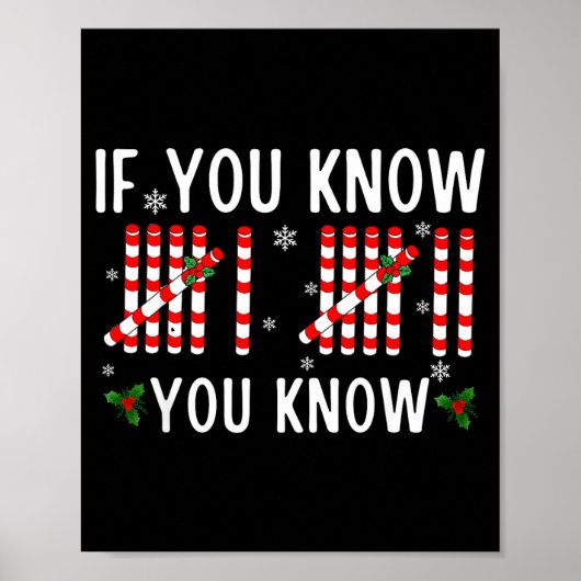 67 Christmas Funny If You Know You Know Six Seven  Poster (Voorkant)