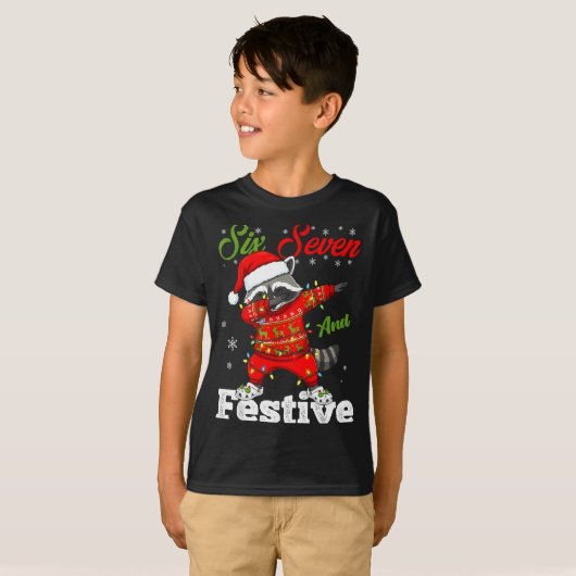 67 Christmas Funny Six Seven Bruh Meme Brainrot Sa T-shirt (Voorkant volledig)
