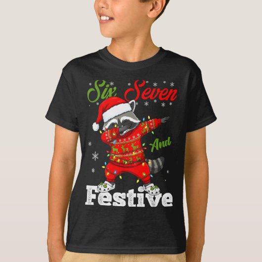 67 Christmas Funny Six Seven Bruh Meme Brainrot Sa T-shirt (Voorkant)