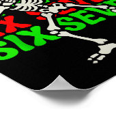 67 Christmas Funny Six Seven Meme Brainrot Dabbing Poster (Hoek)