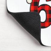 67 Christmas Funny Six Seven Meme Brainrot Plaid S Muismat (Hoek)