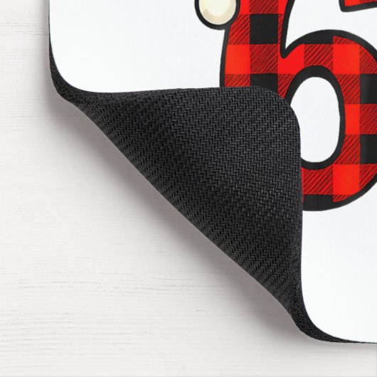 67 Christmas Funny Six Seven Meme Brainrot Plaid S Muismat (Hoek)