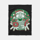 67 Christmas Funny Six Seven Meme Brainrot Santa C Fleece Deken (Voorkant)