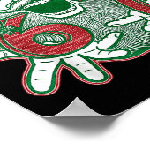 67 Christmas Funny Six Seven Meme Brainrot Santa C Poster (Hoek)