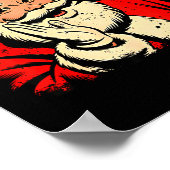 67 Christmas Funny Six Seven Meme Brainrot Santa C Poster (Hoek)