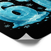 67 Christmas Ice Frost Cold 6 7 Internet Meme Xmas Poster (Hoek)