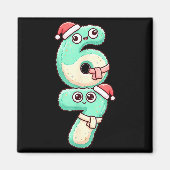 67 Christmas Kawaii Pastel Design Magneet (Voorkant)