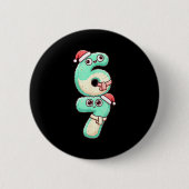 67 Christmas Kawaii Pastel Design  Ronde Button 5,7 Cm (Voorkant)