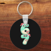 67 Christmas Kawaii Pastel Design  Sleutelhanger (Voorkant)