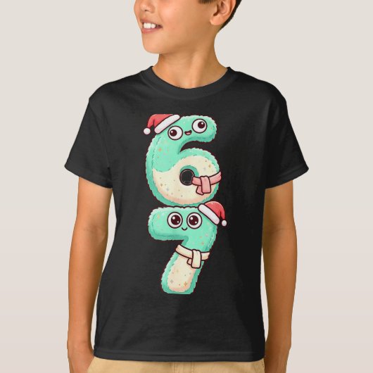 67 Christmas Kawaii Pastel Design  T-shirt (Voorkant)