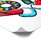 67 Christmas Lights Funny Christmas 6 7 Meme Xmas  Poster (Hoek)