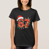 67 Christmas Lights Meme Saying 6 7 Costume Xmas L T-shirt (Voorkant)