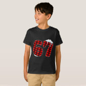 67 Christmas Meme 6 7 Numbers Six Seven Funny Xmas T-shirt (Voorkant volledig)