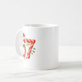 67 Christmas Meme Funny Six Seven Xmas Lights Cand Koffiemok (Voorkant links)