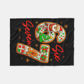 67 Christmas Meme Saying 6 7 Meme Costume Xmas  Fleece Deken (Voorkant (Horizontaal))