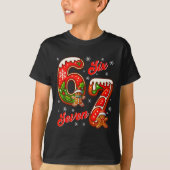 67 Christmas Meme Saying 6 7 Meme Costume Xmas  T-shirt (Voorkant)