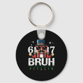 67 Christmas Nutcracker Six Seven Bruh 6 7 Funny C Sleutelhanger (Voorkant)