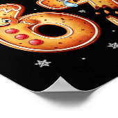 67 Christmas Oh Snap Gingerbread Man Funny 6 7 Mem Poster (Hoek)