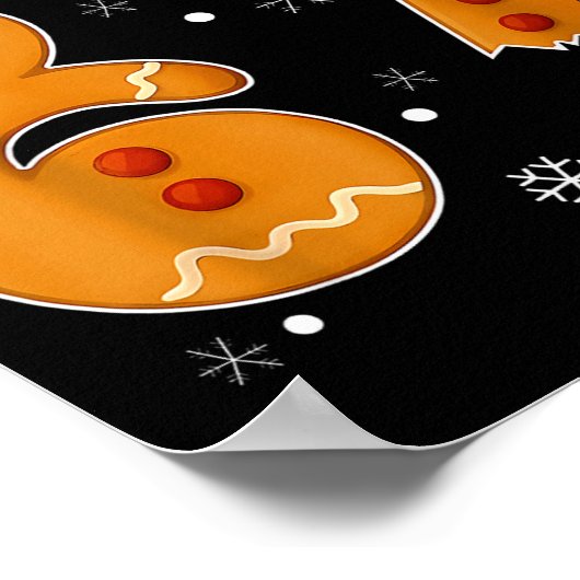 67 Christmas Oh Snap Gingerbreadman 6 7 Meme Xmas  Poster (Hoek)