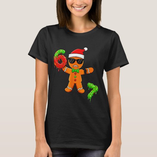 67 Christmas Oh Snap Gingerbreadman 6 7 Meme Xmas  T-shirt (Voorkant)