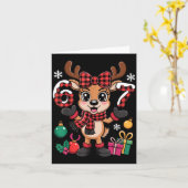 67 Christmas Outfit Women Meme Reindeer Six Seven  Kaart (Gele Bloem)