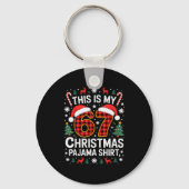 67 Christmas Pajama Shirt Funny Six Seven Meme Bra Sleutelhanger (Voorkant)