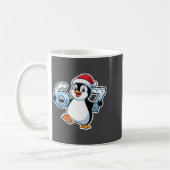 67 Christmas Penguin Santa Hat Birthday Holiday  Koffiemok (Links)