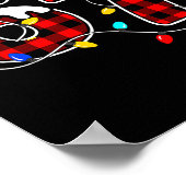 67 Christmas Red Plaid 6 7 Six Seven Boys Christma Poster (Hoek)