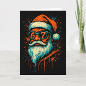 67 Christmas Santa Face 6 7 Meme Six Seven Teen Bo Kaart (Voorkant)