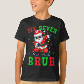 67 Christmas Six Seven Bruh Meme Santa Dabbing Chr T-shirt (Voorkant)