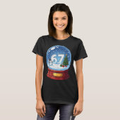 67 Christmas Snow Globe Funny Six Seven Meme  T-shirt (Voorkant volledig)