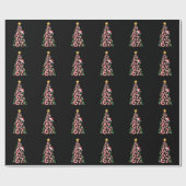 67 Christmas Tree Candy Cane Holiday Six Seven  Cadeaupapier (Vlak)
