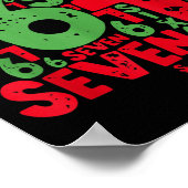 67 Christmas Tree Holiday Six Seven Meme Brainrot  Poster (Hoek)